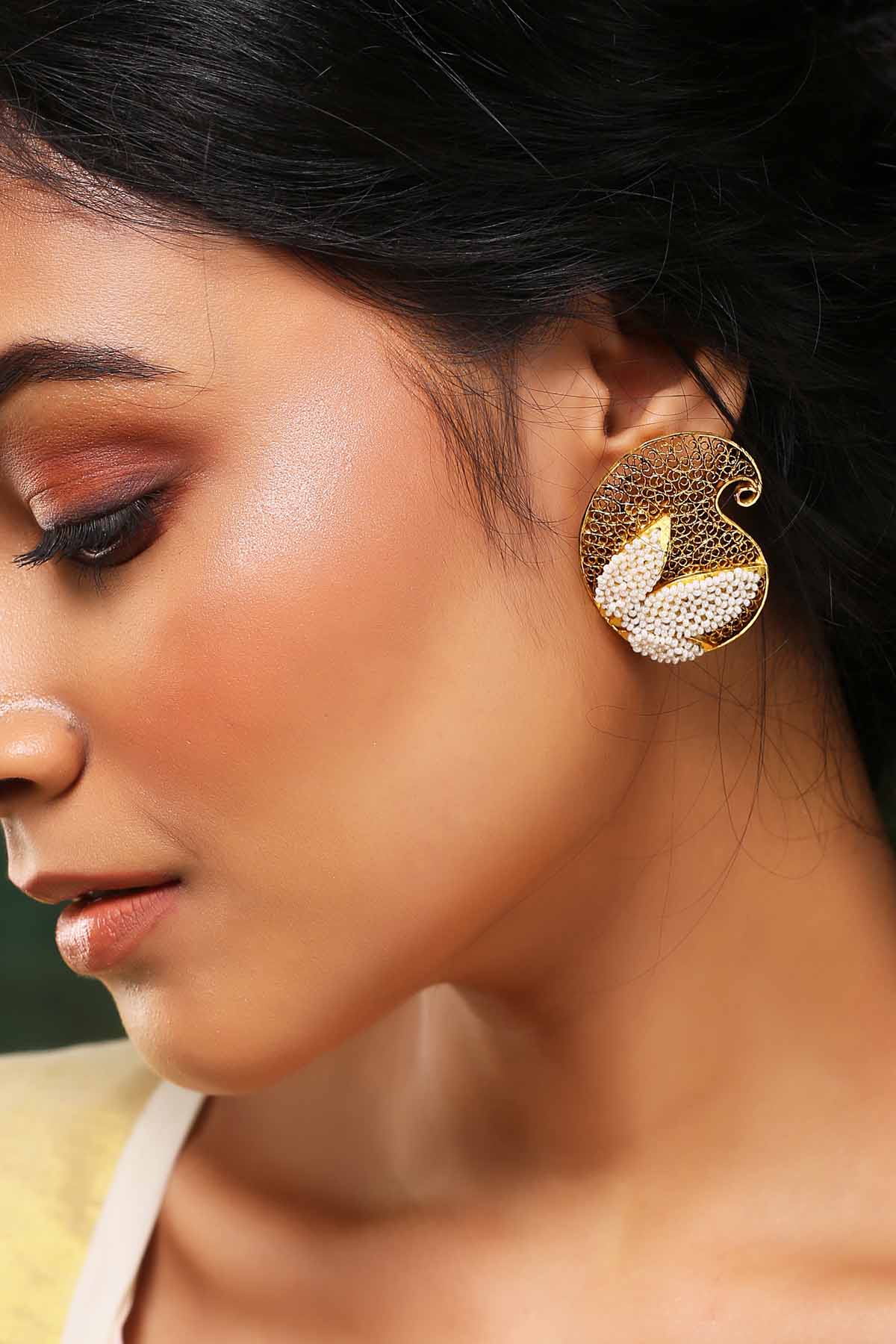 Buy Paisley Filigree Earrings Online